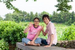 단 둘이 사진